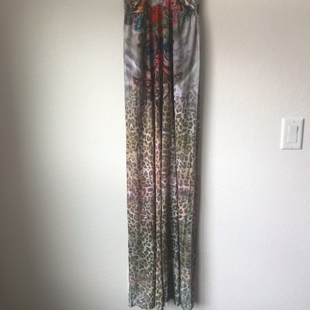 Spy Leopard Embroidered Multi Color Racerback Dress - Picture 5 of 8